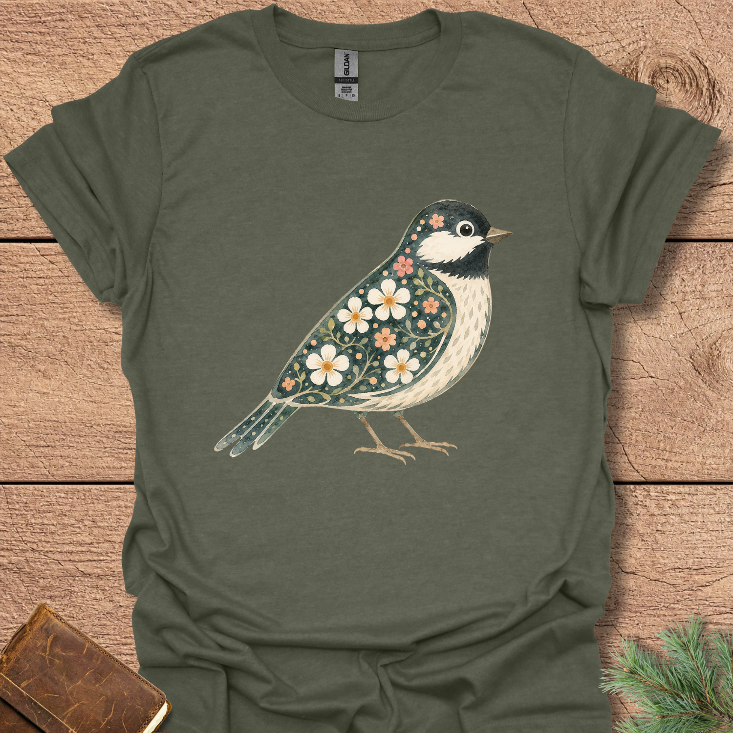 Birds and Flowers T-Shirt
