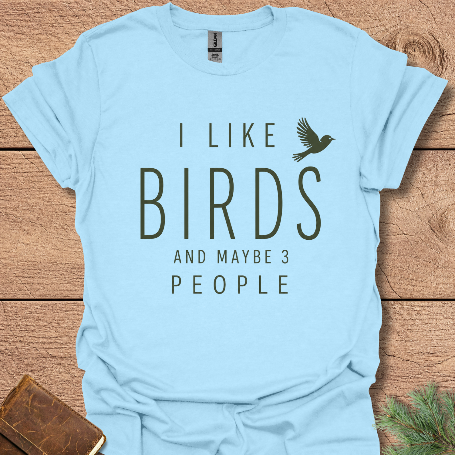 I Like Birds & 3 People T-Shirt