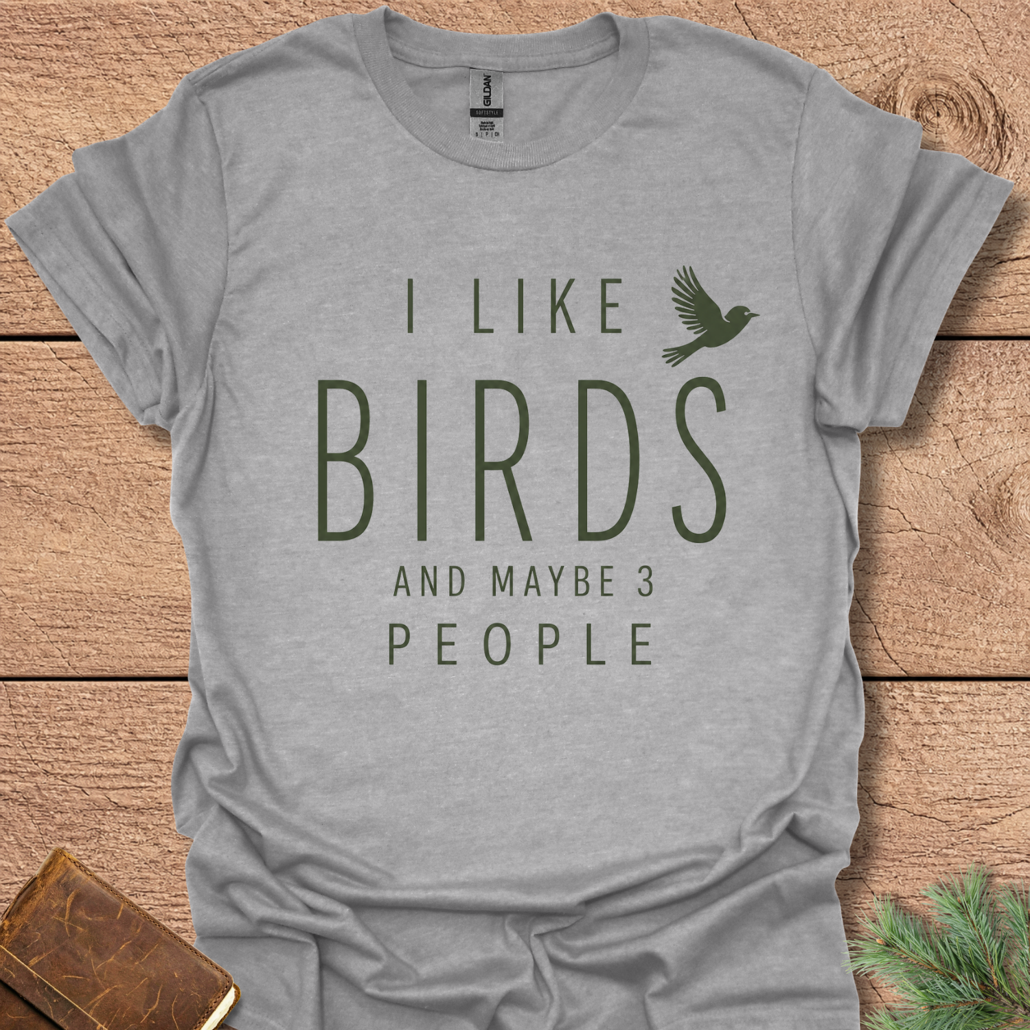 I Like Birds & 3 People T-Shirt