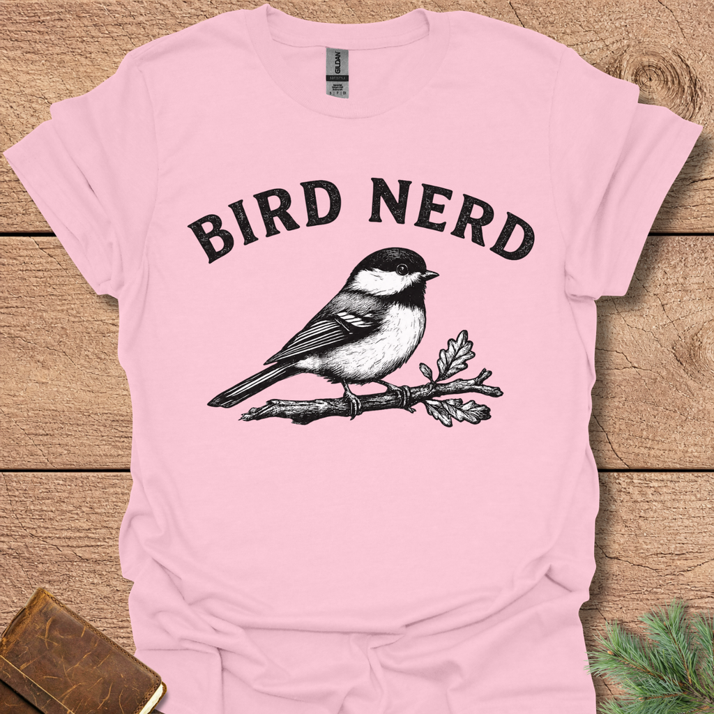 Bird Nerd Chickadee T-Shirt