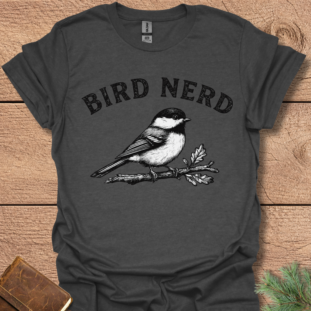 Bird Nerd Chickadee T-Shirt
