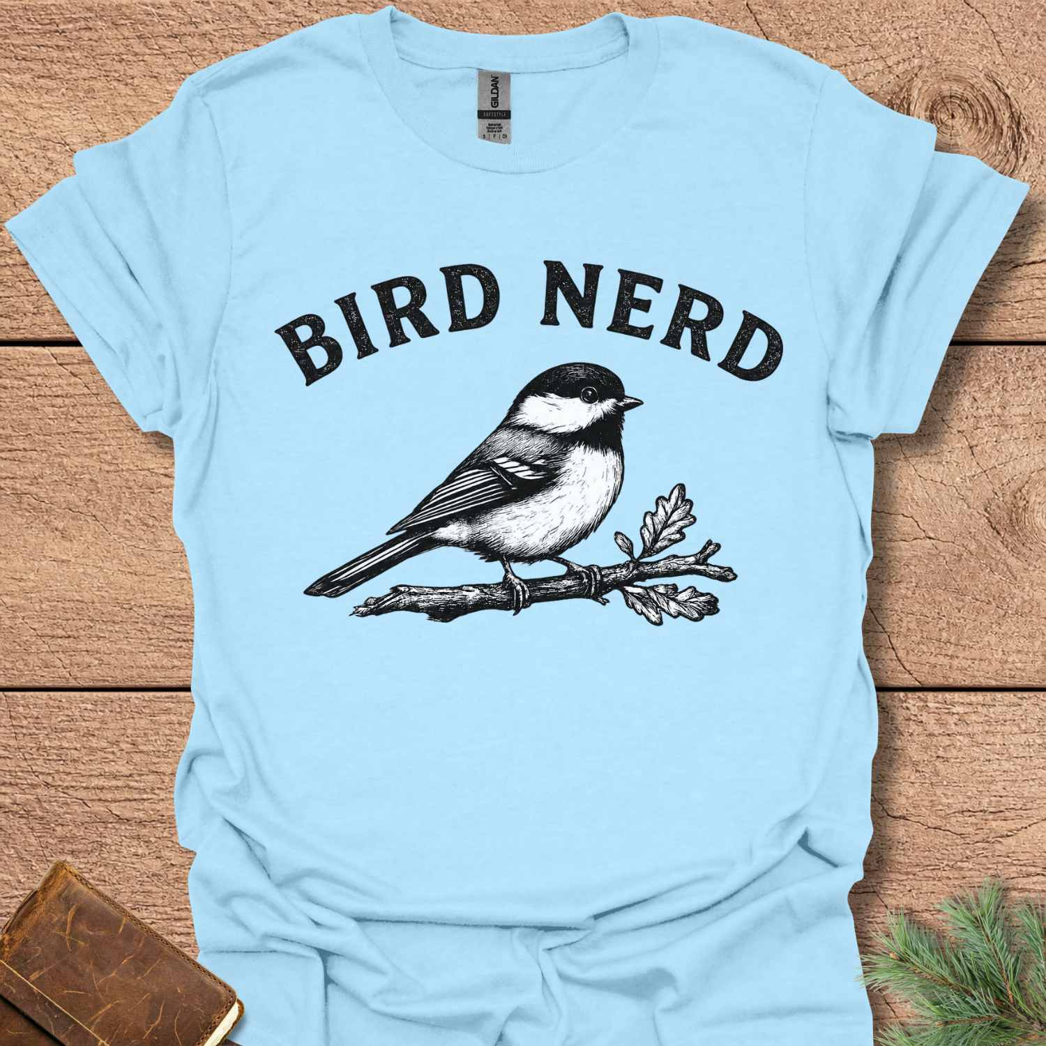 Bird Nerd Chickadee T-Shirt