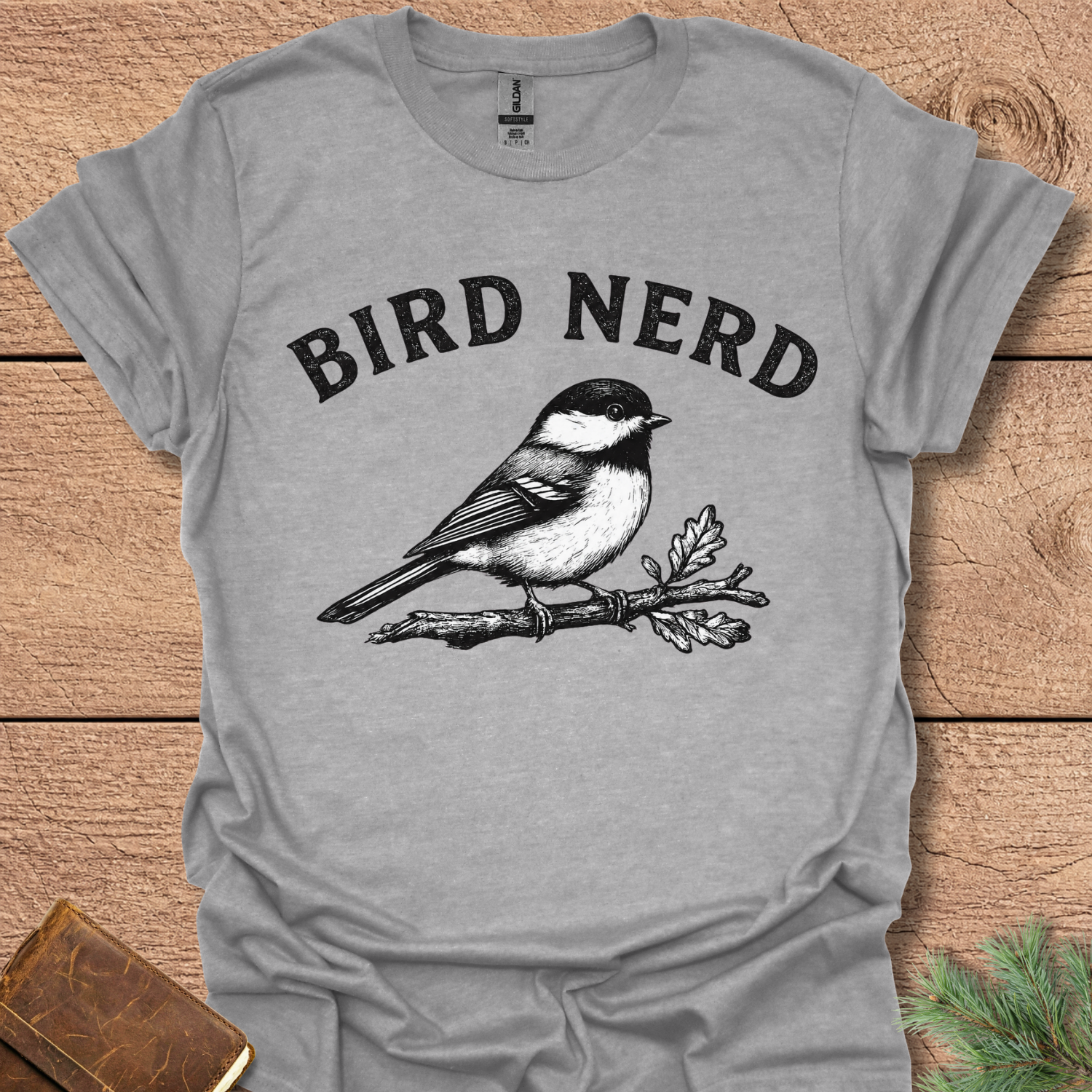 Bird Nerd Chickadee T-Shirt