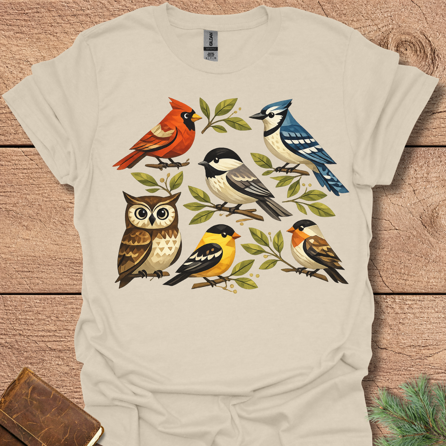 Folk Art Bird T-Shirt