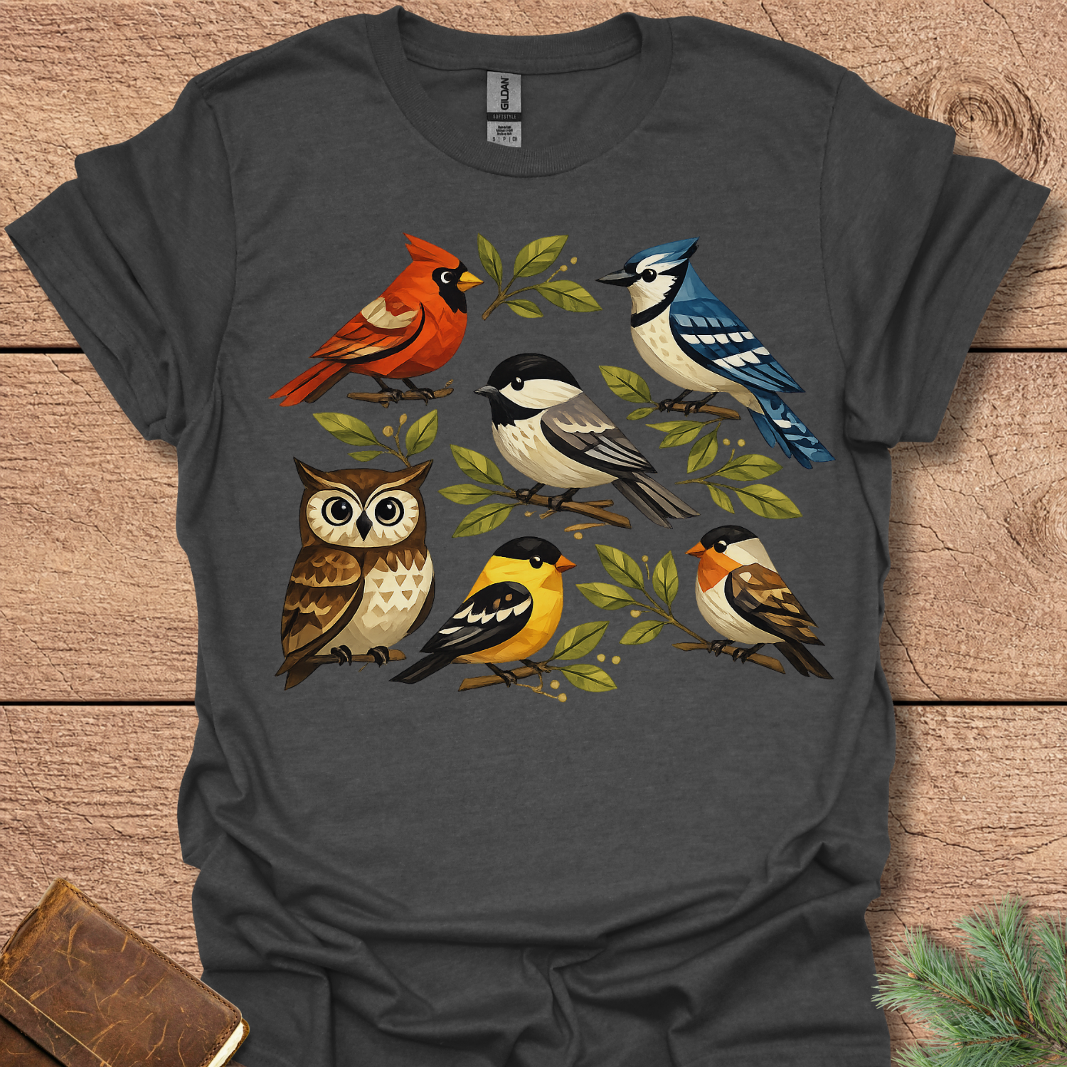 Folk Art Bird T-Shirt