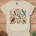 Folk Bird Art T-Shirt
