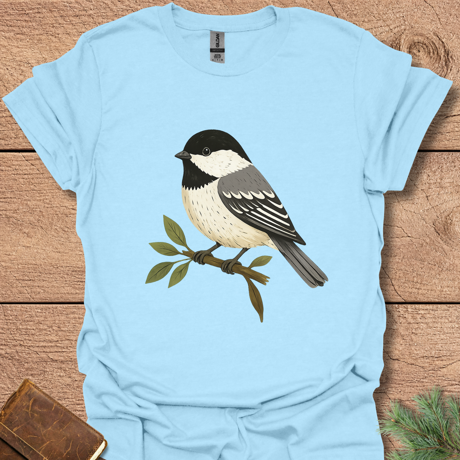 Folk Art Chickadee T-Shirt