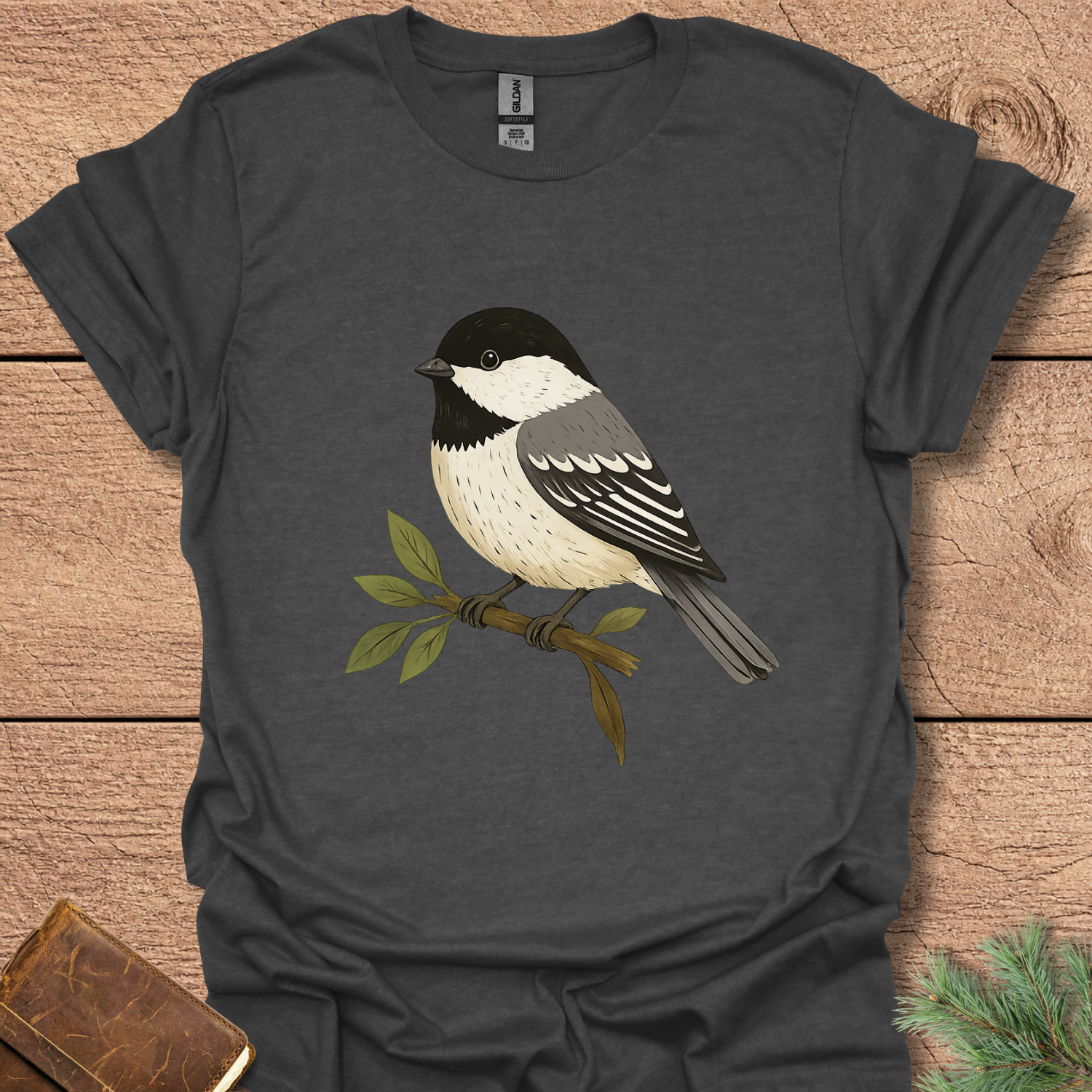 Folk Art Chickadee T-Shirt