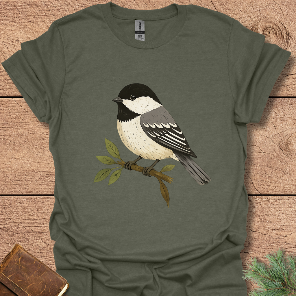 Folk Art Chickadee T-Shirt