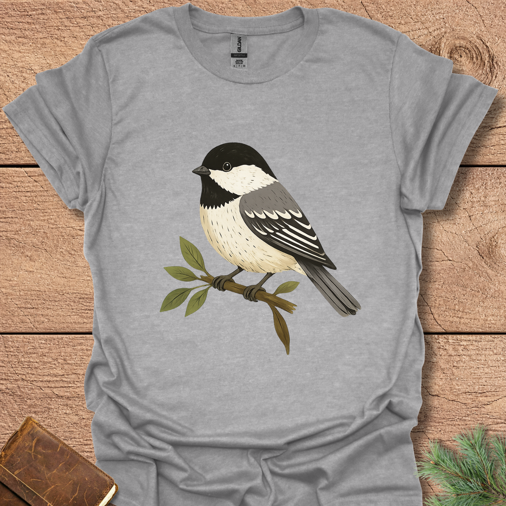 Folk Art Chickadee T-Shirt