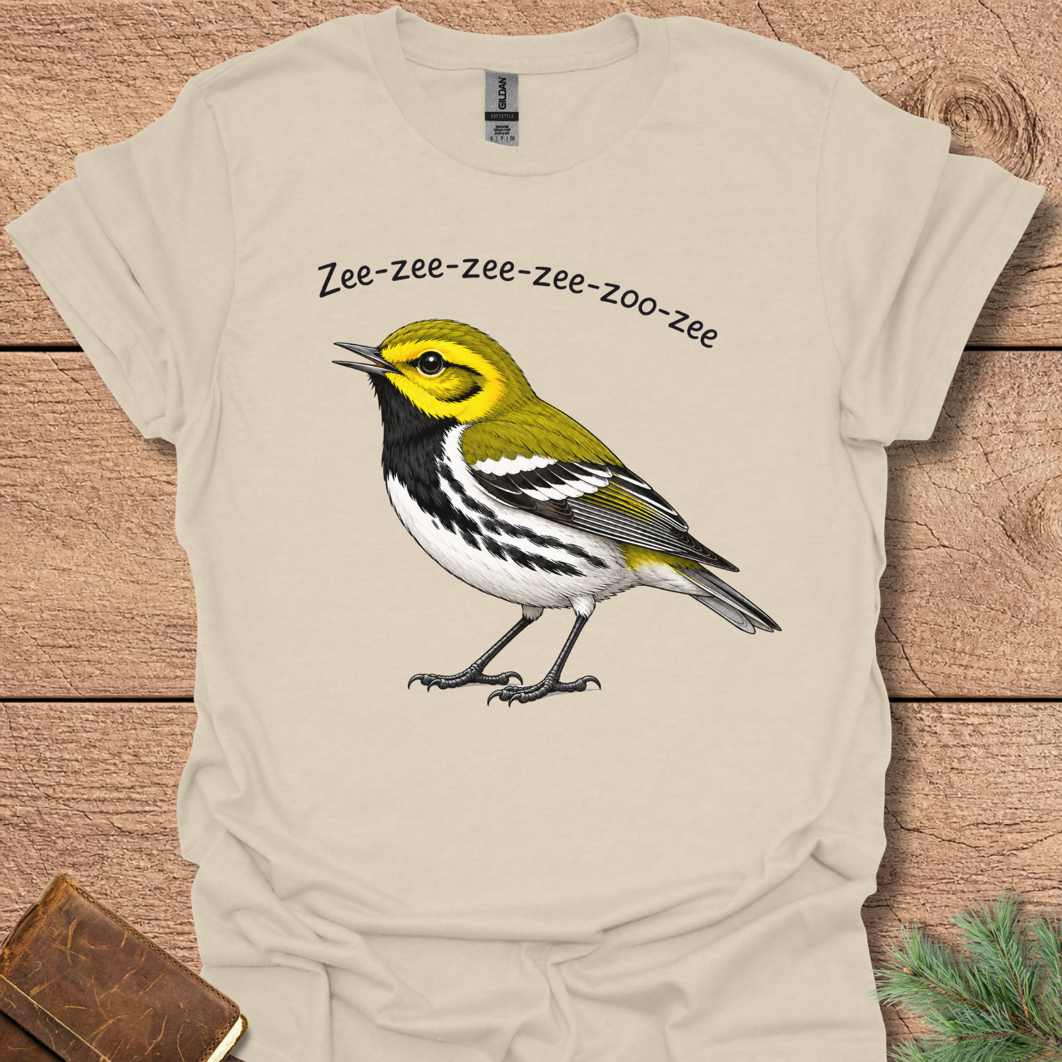 Black Throated Green Warbler T-Shirt
