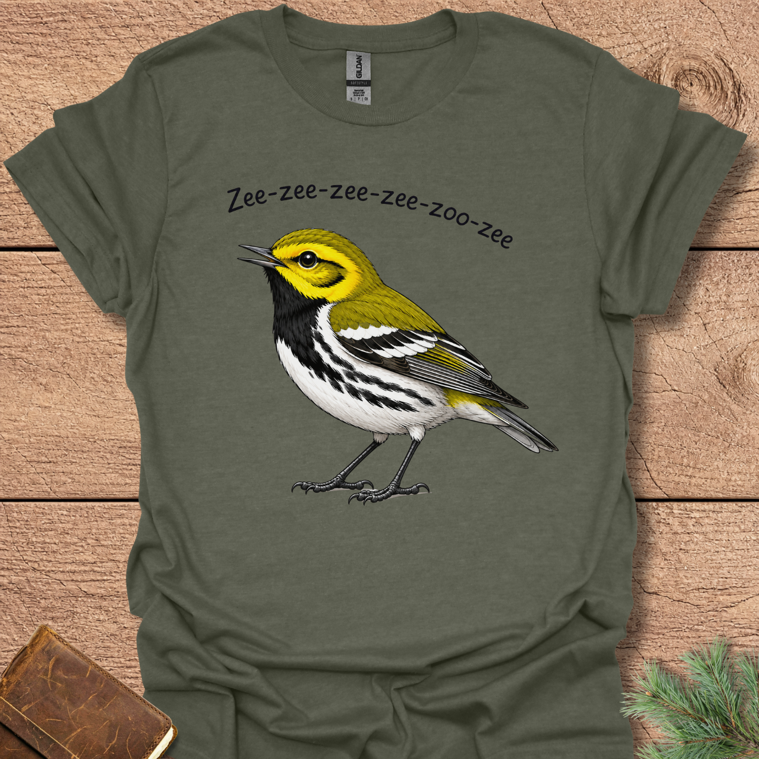 Black Throated Green Warbler T-Shirt