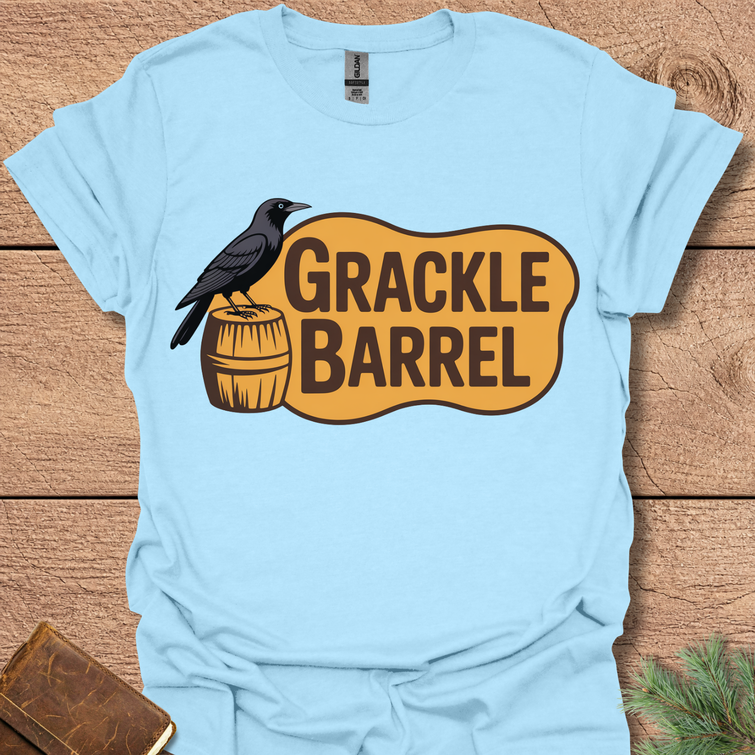 Grackle Barrel Bird T-Shirt