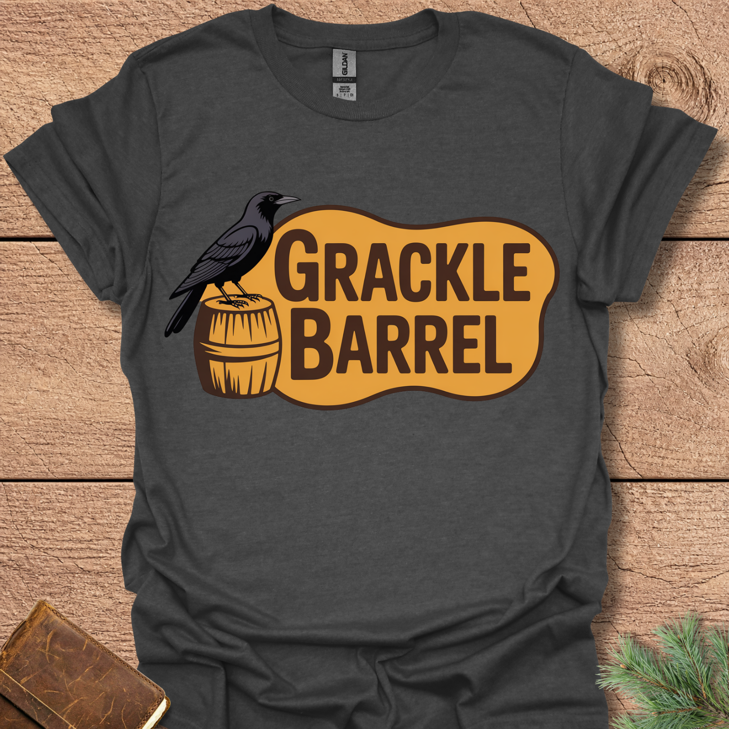 Grackle Barrel Bird T-Shirt