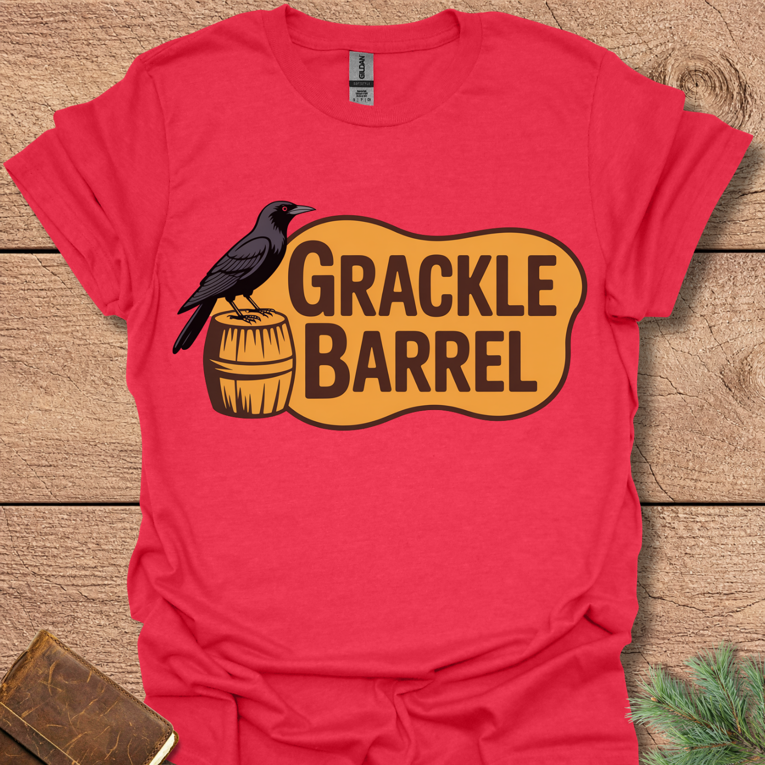 Grackle Barrel Bird T-Shirt