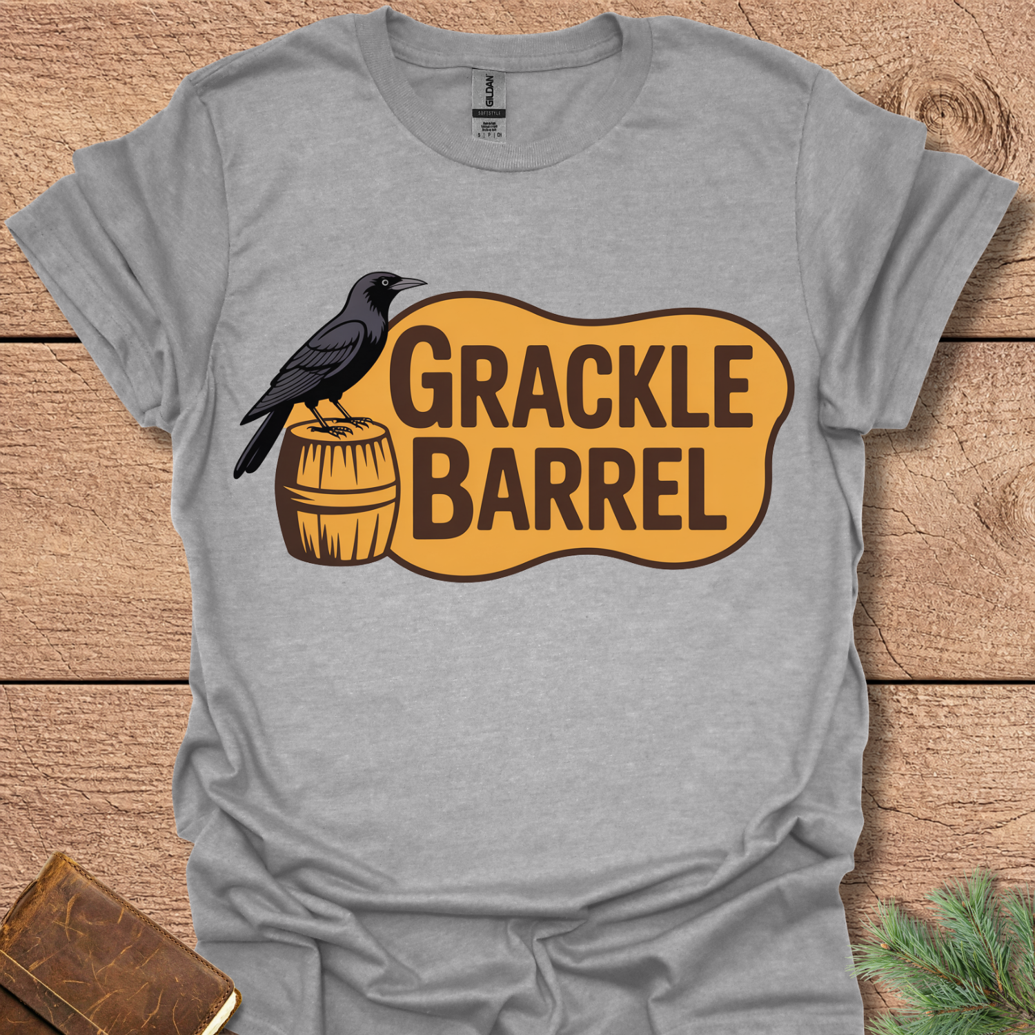 Grackle Barrel Bird T-Shirt