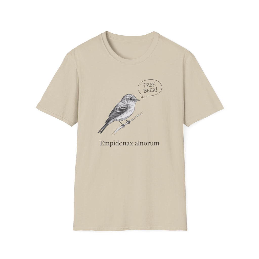 Alder Flycatcher Mnemonic T-Shirt