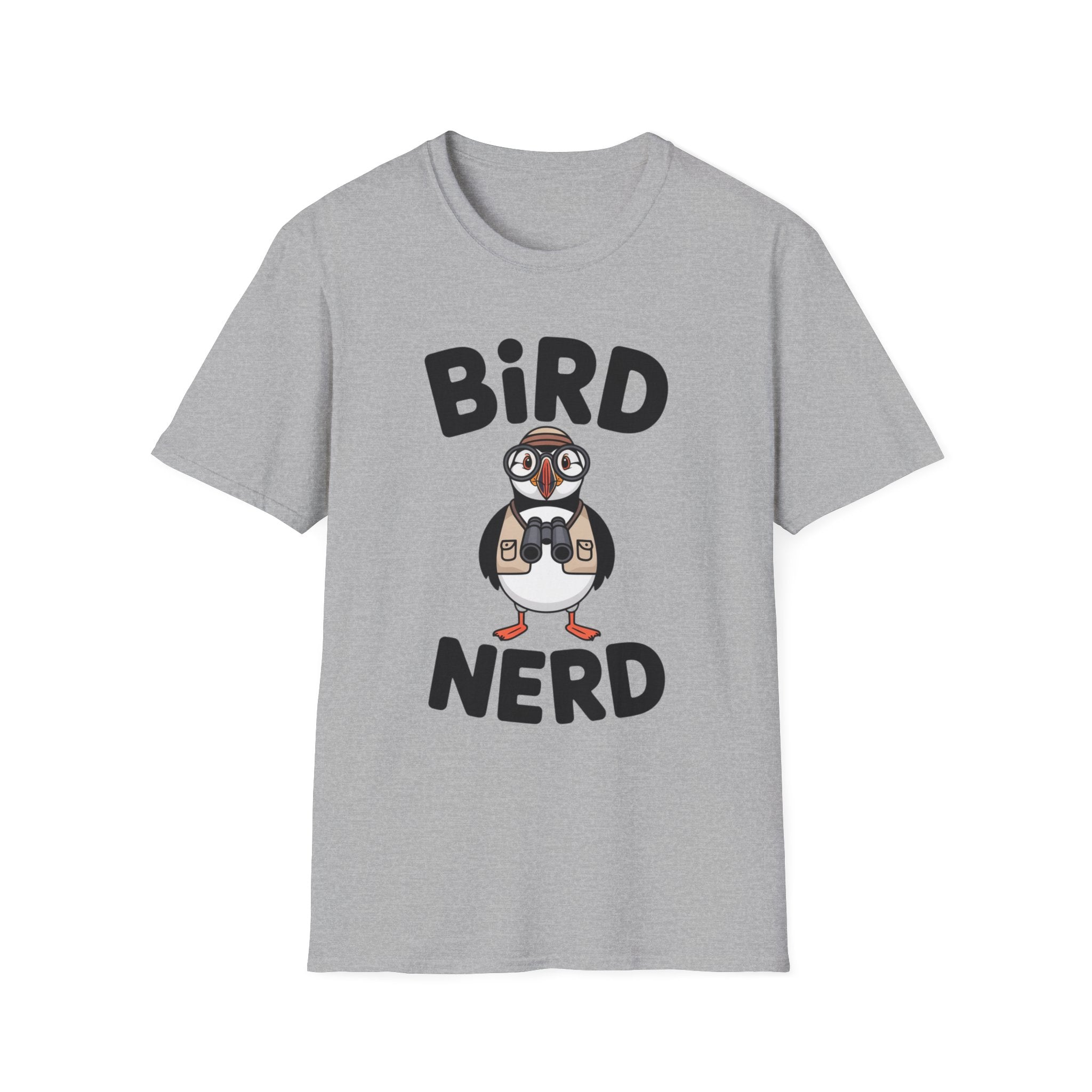 Bird Nerd Fun Puffin T-Shirt