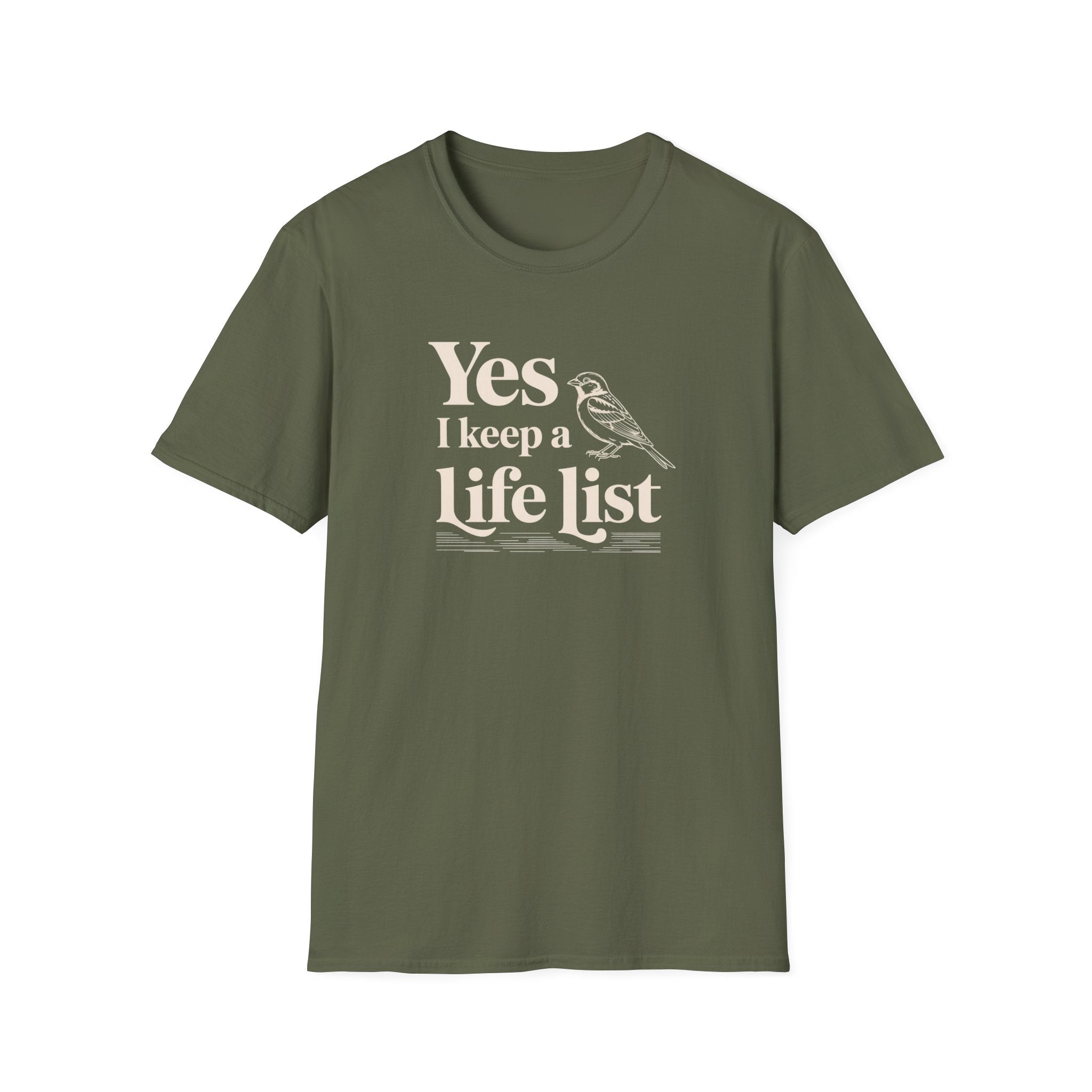 Yes I Keep A Life List Bird T-Shirt