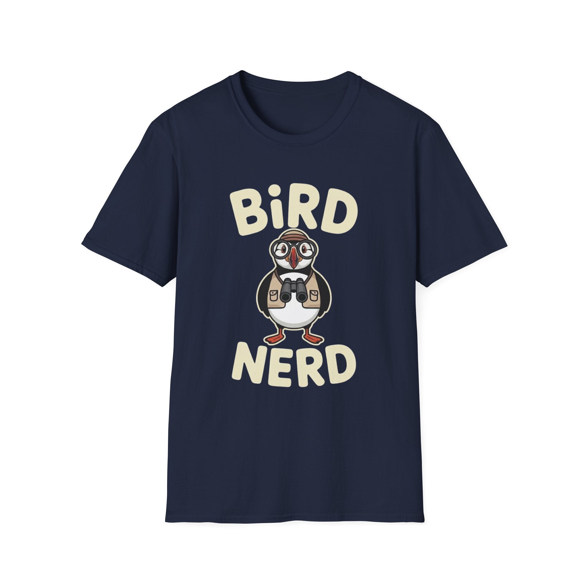 Bird Nerd Fun Puffin T-Shirt